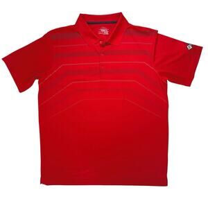 Red Polo Shirt Mens XL Athleisure Activewear Pointe Golf Club Florida Sport Prep
